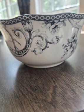 222 Fifth Adelaide Grey Bowl (set of 2)